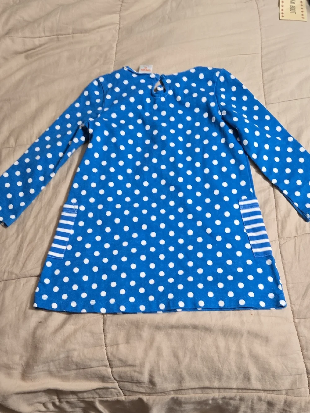 Gymboree blue polka